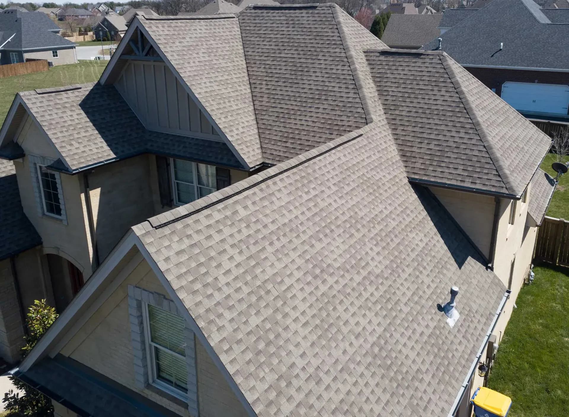 Asphalt roof